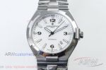 TWF Copy Vacheron Constantin Overseas Automatic 42 MM White Guilloche Textured Face Steel Case Watch